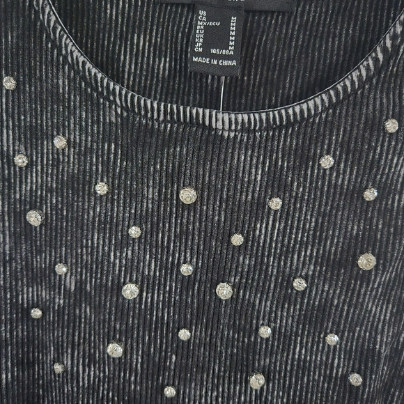 Forever 21 Black Studded Bodysuit - Picture 5 of 5